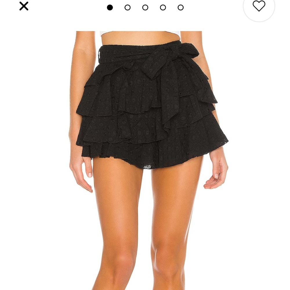 lovers and friends ruffle skort size XL